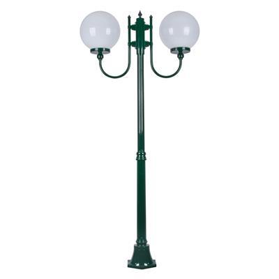 LISBON 2LT 1.94M 300MM OPAL POSTLIGHT GREEN