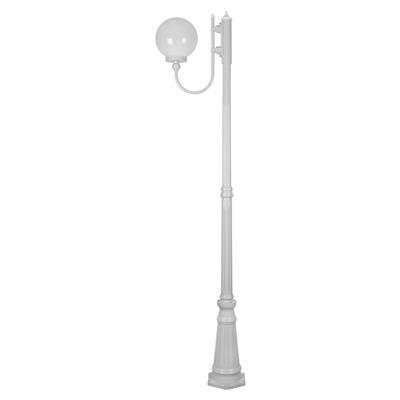 LISBON 1LT 2.29M 250MM OPAL POSTLIGHT WHITE