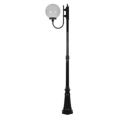 LISBON 1LT 2.29M 300MM OPAL POSTLIGHT BLACK