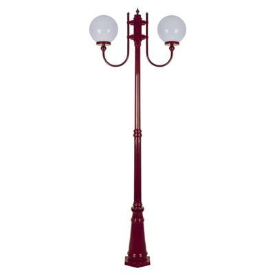LISBON 2LT 2.29M 250MM OPAL POSTLIGHT BURGUNDY