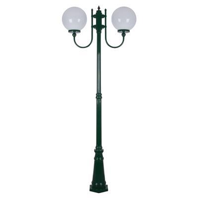 LISBON 2LT 2.29M 300MM OPAL POSTLIGHT GREEN