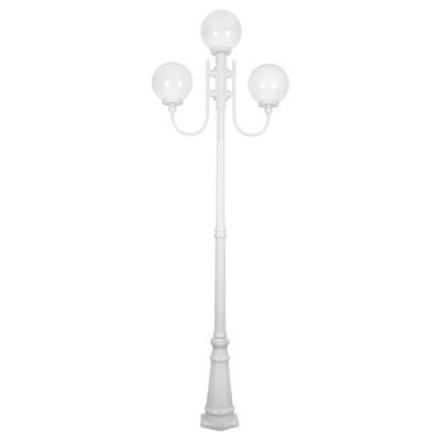 LISBON 3LT 2.54M 250MM OPAL POSTLIGHT WHITE