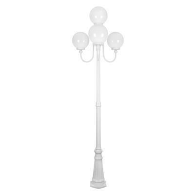 LISBON 4LT 2.54M 250MM OPAL POSTLIGHT WHITE