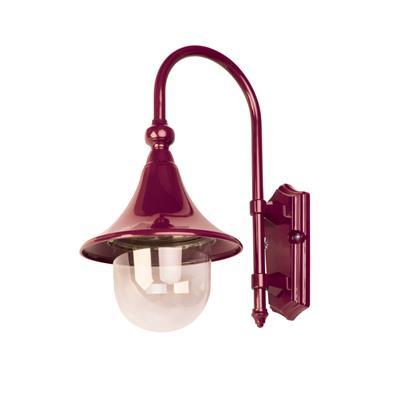 MONACO WALL BRACKET C-ARM E27 BURGUNDY