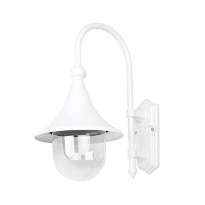 MONACO WALL BRACKET C-ARM E27 WHITE