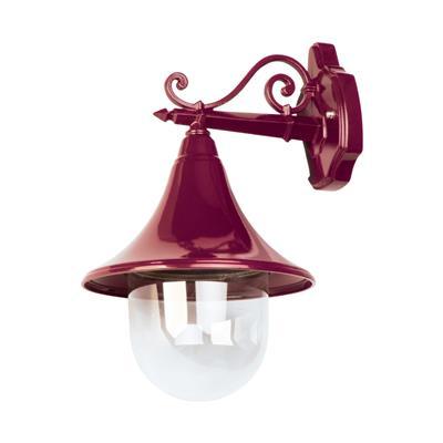 MONACO WALL BRACKET S-ARM E27 BURGUNDY