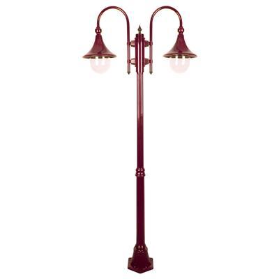 MONACO 2LT 1.98M POSTLIGHT E27 BURGUNDY