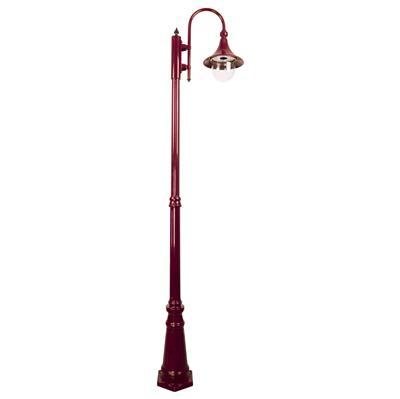 MONACO 1LT 2.35M POSTLIGHT E27 BURGUNDY