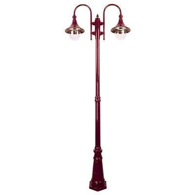 MONACO 2LT 2.35M POSTLIGHT E27 BURGUNDY