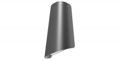 WALL LED S/M Dark Grey Cone UP/Dn 3000K 11W IP65 203D H174mm x W