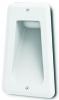 WALL LED 240V RECESSED MATT WHITE 3000K 7W 190LM IP54