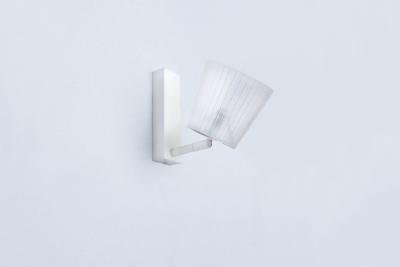 WALL INTERNAL S/M LED 6W WH 1 switch Clear PS Shade 120D 3000K I
