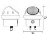 NIGHT LIGHT PLUG IN WALL LED 0.2W 360D 6500K WTY 3YR