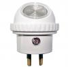NIGHT LIGHT PLUG IN WALL LED 0.2W 360D 6500K WTY 3YR