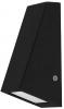 WEDGE WALL LIGHT GU10 SS316 POWDERCOAT BLACK IP44