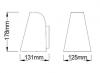 TORQUE ES 60W MATT BLK IP44 H178mm x W125mm x D131mm WTY 1YR