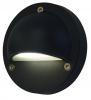 STEP EYELID LED 240V S/M BLK ROUND 3K 2.3W IP44 (144Lm)
