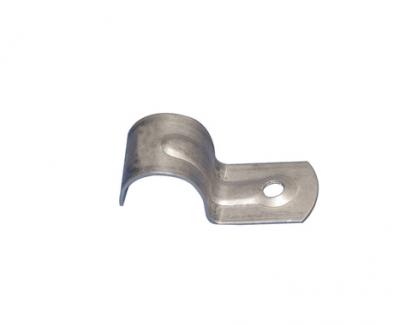 SADDLE HALF STAINLESS STEEL 25mm  5.6mm hole (Box Qty 100 only)