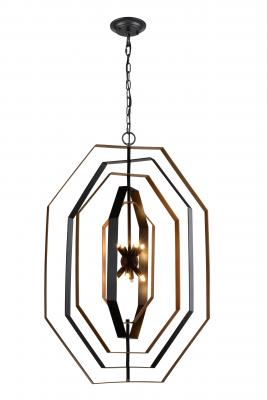 PENDANT G9 X 8 Oil Rubbed Bronze Hardware with Antique Gold OD64