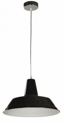 PENDANT ES 60W BLK Angled Dome OD355mm x L250mm 3m cable WTY 1YR