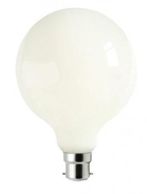 GLOBE LED ES G125 6W FR 3000K 300D (550 Lumens) WTY 3YR