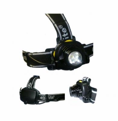 EXEL LED 3W HEADLAMP ULTRA BRIGHT (120 Lumens) Rechargeable WTY 