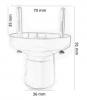BATTEN FIXTURE BC 10 Amp Earthed (10 Pack only) 1YR WTY