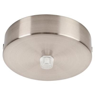 100mm Surface Mounted Round Canopy Satin Chrome