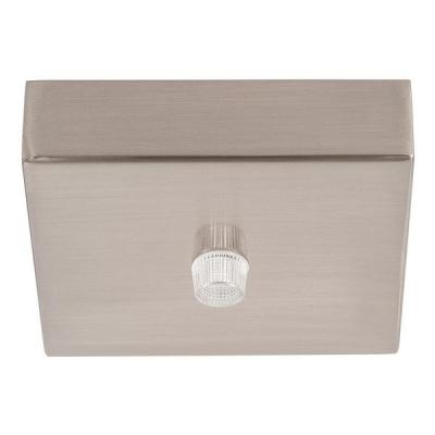 100mm Surface Mounted Square Canopy Satin Chrome