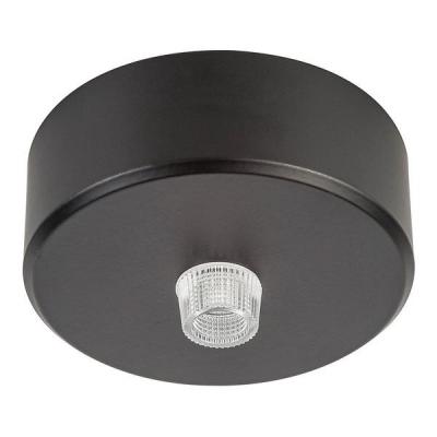 70mm Surface Mounted Round  Canopy Black