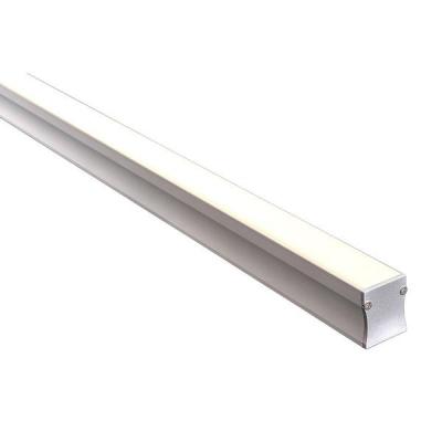 Deep Square Aluminium Profile with Standard Diffuser - 1 meter