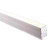 Deep Square Aluminium Profile with Standard Diffuser - 1 meter