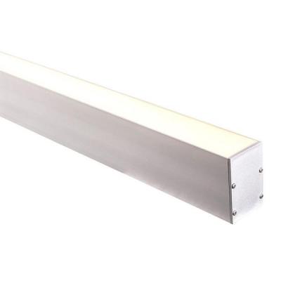 Deep Square Aluminium Profile with Standard Diffuser - 1 meter