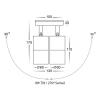 TIVAH Double Adjustable Wall Pillar Light Solid Copper