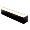 Large Black Deep Square Aluminium Profile with Standard Diffuser