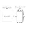 RECES Square Step Light 316 Stainless Steel