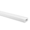 Shallow Square Aluminium Profile with Standard Diffuser - 2M
