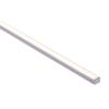 Shallow Square Aluminium Profile with Standard Diffuser - 1M