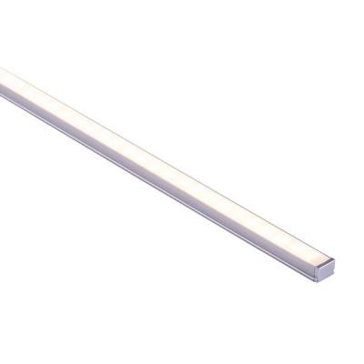 Shallow Square Aluminium Profile with Standard Diffuser - 1M