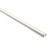 Shallow Square Aluminium Profile with Standard Diffuser - 1M