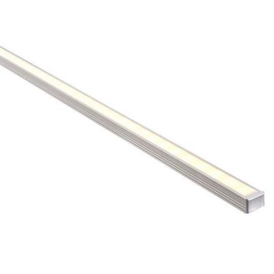 Shallow Square Aluminium Profile with Standard Diffuser - 1M