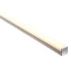 Shallow Square Aluminium Profile with Standard Diffuser - 1M