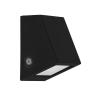 Square Wall Wedge Poly Powder Coated Black