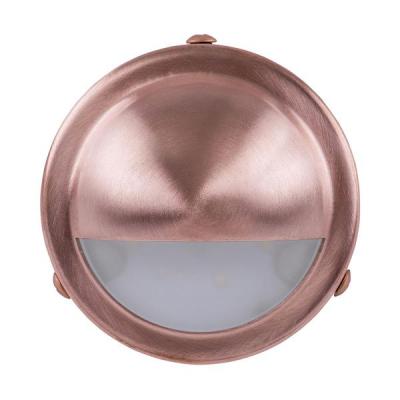 Surface Mounted Step Light with Large Eyelid Copper Face