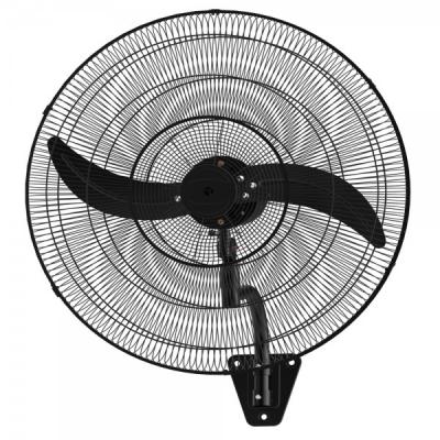 WALL 75 - 75cm Oscillating Wall Fan - Matte Black Grille and Bla
