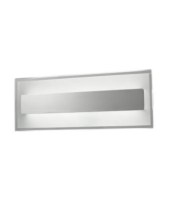 WALL INTERNAL S/M CITY LED Clear Border / Frosted Inner Rect / B