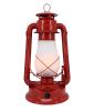 TABLE LAMP 12V ES Replica Kerosine GLOSS RED Rechargeable (incl