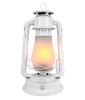 TABLE LAMP 12V ES Replica Kerosine GLOSS WH Rechargeable (incl 3