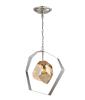 PENDANT ES 60W SS with Silvered Glass OD450mm x H518mm 3m chain