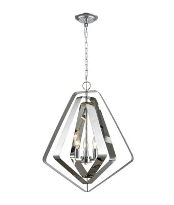 PENDANT SES X 3 Polished Nickel Hardware with SS OD505mm x H565m